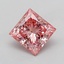 1.26 Ct. Fancy Intense  Pink Princess Lab Grown Diamond