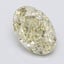 1.55 Ct. Fancy Light  Yellow Oval Lab Grown Diamond