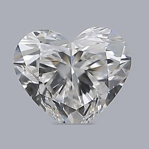 Heart diamond — real photo