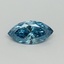 1.57 Ct. Fancy Vivid Blue Marquise Lab Grown Diamond