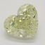 1.53 Ct. Fancy Light Yellow Heart Diamond