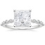 18K White Gold Marseille Half Coverage Diamond Ring (1/4 ct. tw.), smalltop view