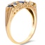 The Innis Ring, smalltop view on a hand