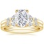 18KY Moissanite Verbena Diamond Bridal Set (1/4 ct. tw.), smalltop view