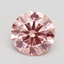 1.70 Ct. Fancy Intense Pink Round Lab Grown Diamond