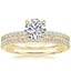 18K Yellow Gold Simply Tacori Classic Diamond Bridal Set