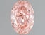 1.00 Ct. Fancy Vivid Pink Oval Lab Grown Diamond
