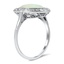The Luis Ring, smalltop view on a hand