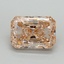3.04 Ct. Fancy Intense Brownish Pink Radiant Lab Grown Diamond