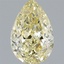 1.57 Ct. Fancy Yellow Pear Lab Grown Diamond
