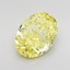 1.67 Ct. Fancy Intense Yellow Oval Lab Grown Diamond