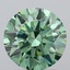 2.23 Ct. Fancy Vivid Green Round Lab Grown Diamond