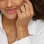 18K Yellow Gold East West Tapered Baguette Diamond Ring, smalladditional view 1