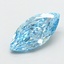 1.55 Ct. Fancy Vivid  Blue Marquise Lab Grown Diamond