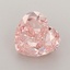 1.53 Ct. Fancy Vivid  Pink Heart Lab Grown Diamond