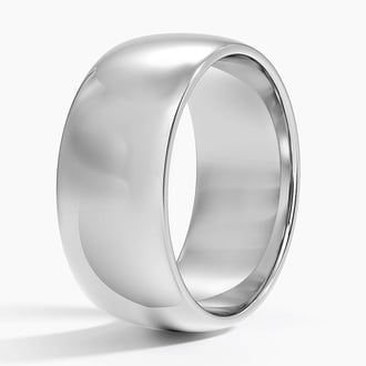 Fairmined Comfort Fit 8mm Wedding Ring in 18K White Gold