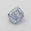 1.01 Ct. Fancy Intense  Blue Cushion Lab Grown Diamond