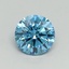 1.08 Ct. Fancy Vivid Blue Round Lab Grown Diamond