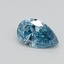 0.31 Ct. Fancy Vivid Blue Pear Lab Grown Diamond