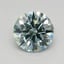 0.66 Ct. Fancy Intense Green Round Lab Grown Diamond