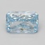 4.09 Ct. Fancy Vivid Blue Radiant Lab Grown Diamond