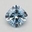 1.08 Ct. Fancy Vivid Blue Cushion Lab Grown Diamond