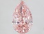 3.57 Ct. Fancy Vivid Pink Pear Lab Grown Diamond