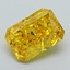 3.11 Ct. Fancy Vivid Yellow Radiant Lab Grown Diamond