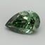 2.5 Ct. Fancy Vivid Pacific Green Pear Lab Grown Diamond