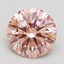 2.46 Ct. Fancy Intense Pink Round Lab Grown Diamond