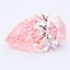 1.04 Ct. Fancy Vivid Pink Pear Lab Grown Diamond