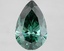 2.48 Ct. Fancy Vivid Green Pear Lab Grown Diamond