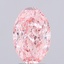 2.02 Ct. Fancy Vivid Pink Oval Lab Grown Diamond
