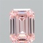 2.02 Ct. Fancy Intense Pink Emerald Lab Grown Diamond