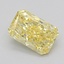 1.00 Ct. Fancy Yellow Radiant Lab Grown Diamond