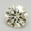 1.54 Ct. Light Yellow Round Lab Grown Diamond