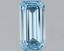 1.02 Ct. Fancy Intense Blue Emerald Lab Grown Diamond