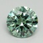 3.00 Ct. Fancy Vivid Pacific Green Round Lab Grown Diamond