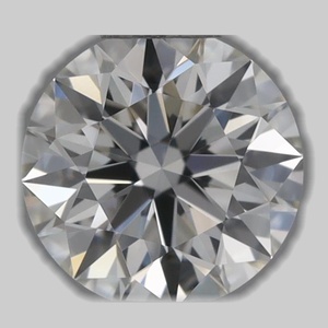 Round diamond — real photo
