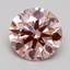 1.74 Ct. Fancy Intense Pink Round Lab Grown Diamond