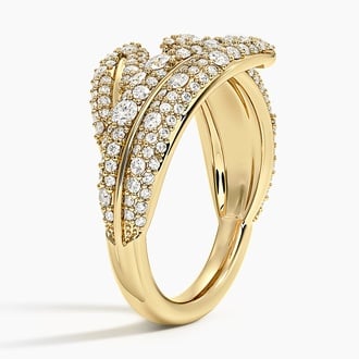 Jane Goodall Pavé Olive Branch Lab Diamond Ring (7/8 ct. tw.)