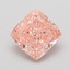 1.10 Ct. Fancy Vivid Pink Cushion Lab Grown Diamond