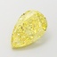 2.09 Ct. Fancy Vivid Yellow Pear Lab Grown Diamond