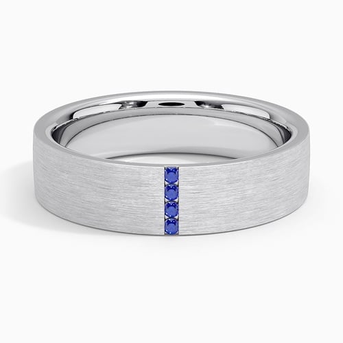 Horizon Sapphire 5.5mm Wedding Ring in Platinum | Brilliant Earth