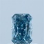 0.69 Ct. Fancy Vivid  Blue Radiant Lab Grown Diamond