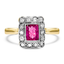 Edwardian Ruby Vintage Ring