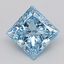 1.76 Ct. Fancy Blue Princess Lab Grown Diamond