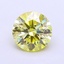 1.09 Ct. Fancy Yellow Round Lab Grown Diamond