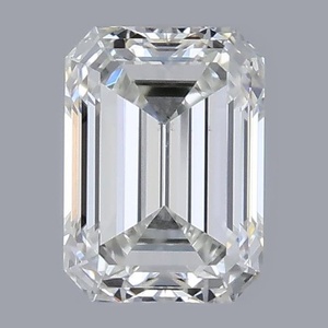 Emerald diamond — real photo