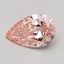 0.51 Ct. Fancy Intense Pink Pear Lab Grown Diamond
